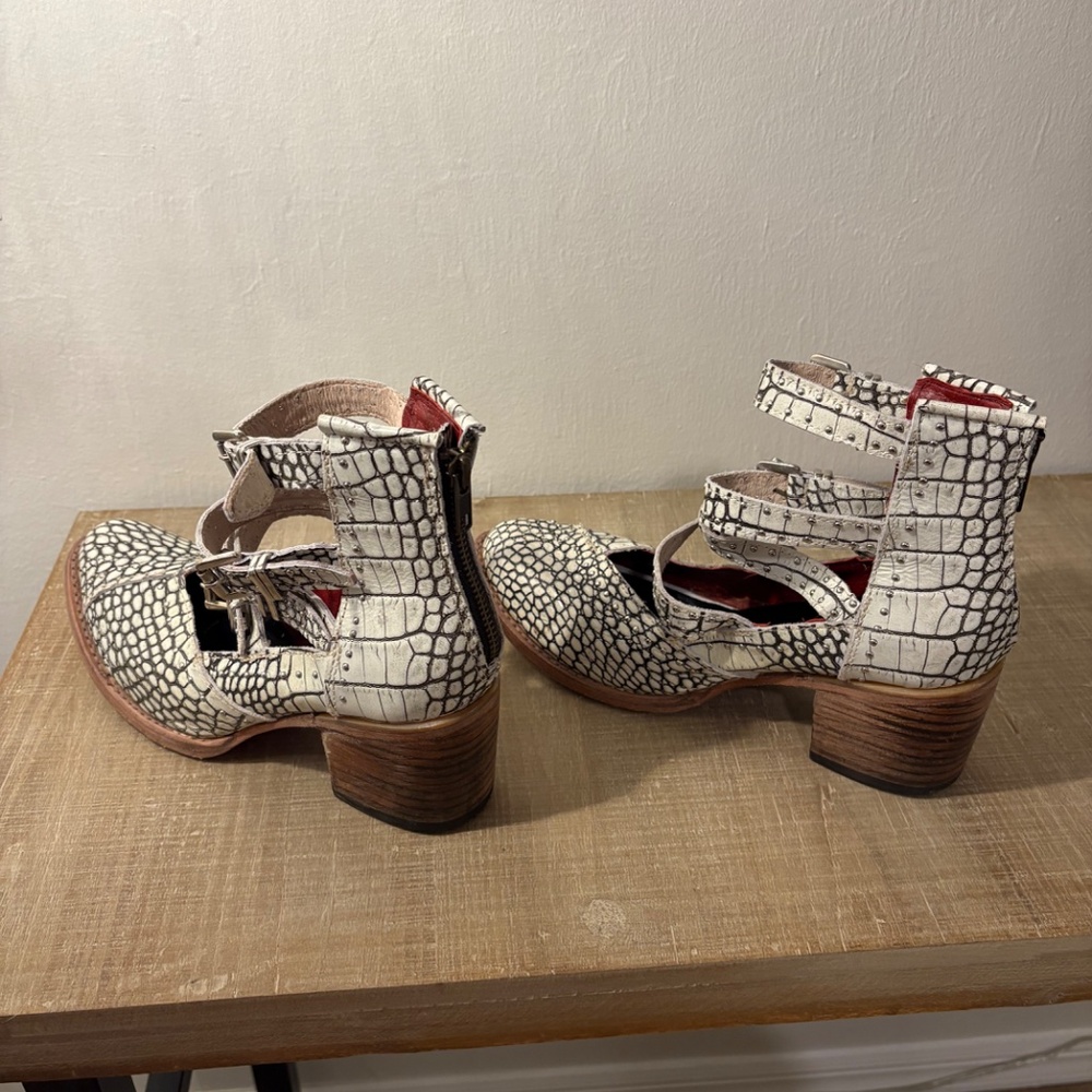 Freebird Felicity - White Croco sz 8 - Picture 4 of 10